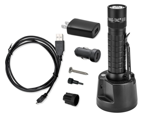 Latarka akumulatorowa Maglite Mag-Tac Rechargeable LED z profilowaną głowicą