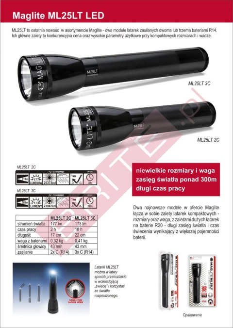 Maglite ML25LT 2C LED Black Maglite ML25LT 2C LED Black