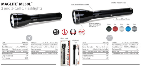 Maglite ML50L 2C LED Black Maglite ML50L 2C LED Black