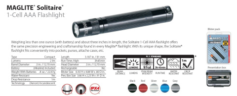 Maglite Solitaire Black Maglite Solitaire Black
