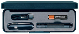 Maglite Solitaire & Victorinox Black