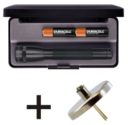 Mini Maglite AA Black plus LED