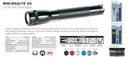 Mini Maglite AA Gray